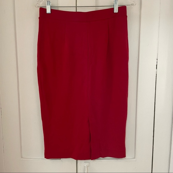 Red Pencil Skirt - Picture 2 of 4